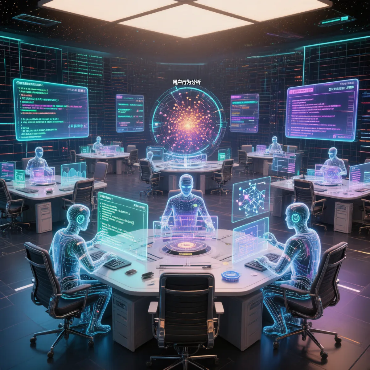 当AI团队有了办公室——多智能体协作的可视化探索